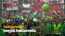 Belçika polisinden kamu çalışanlarının protestosuna orantısız güç