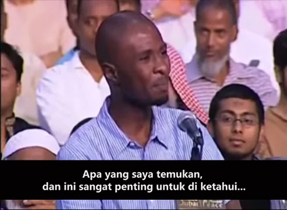 Christian could not stop his tears after knowing the truth of their religion