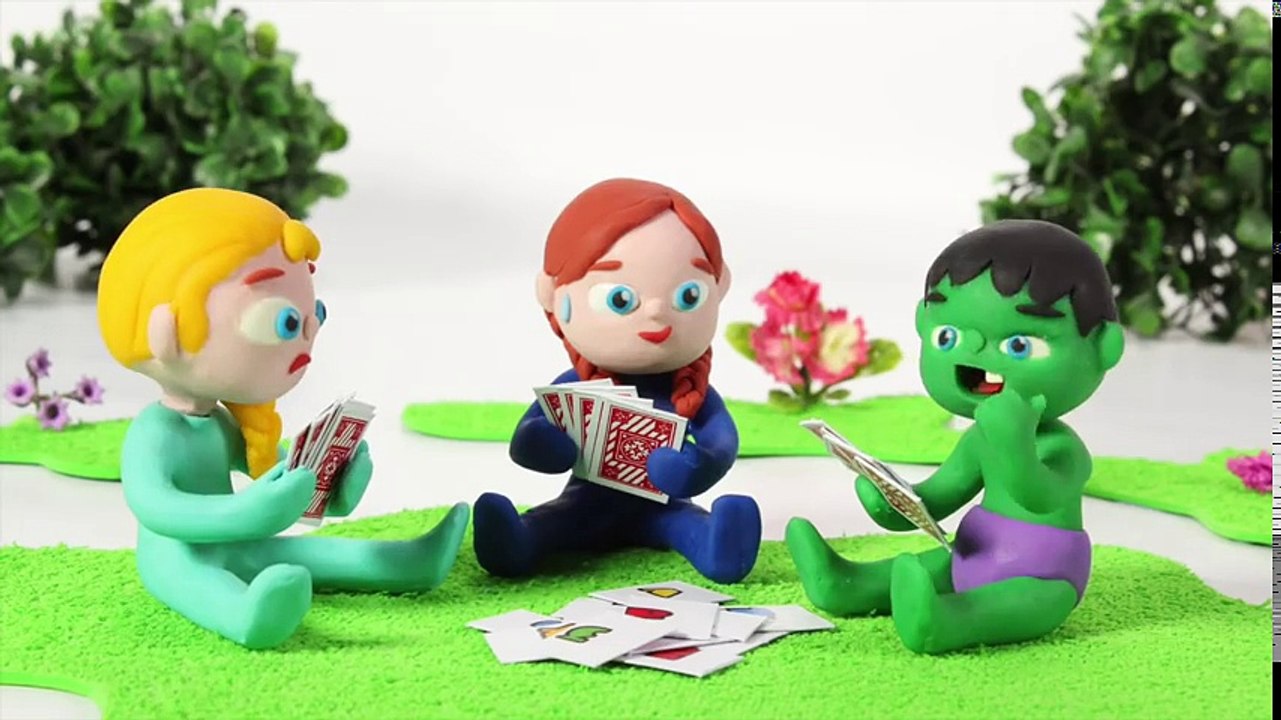 Tv cartoons movies 2019 FROZEN ELSA POLICE STOPS SUPERHERO BABIES ❤ Spiderman, Hulk & Frozen Elsa Play Doh Cartoons For Kids