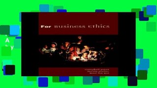 D.O.W.N.L.O.A.D [P.D.F] For Business Ethics: A Critical Approach by Campbell Jones