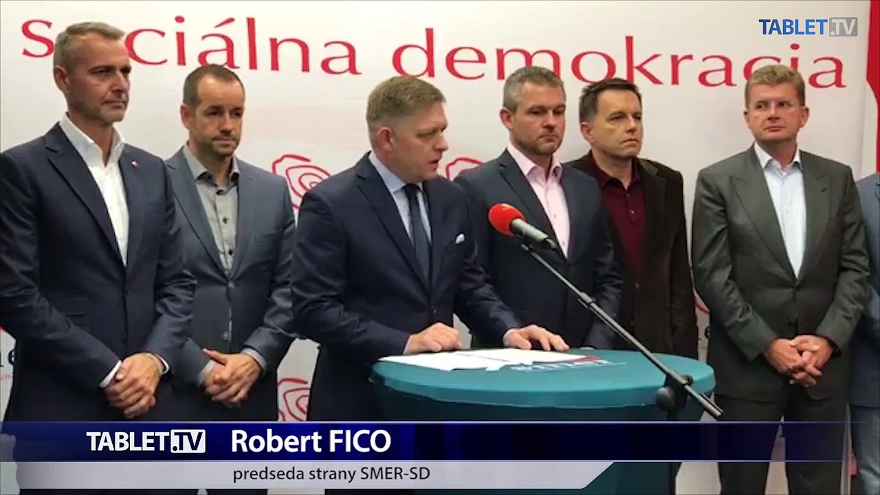 ZÁZNAM: Vyhlásenie strany SMER-SD
