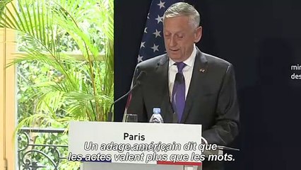 Etats-Unis & Otan: une "détermination inébranlable" (Mattis)