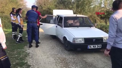 Düzce Otomobil İçersinde Baygın Bulundular