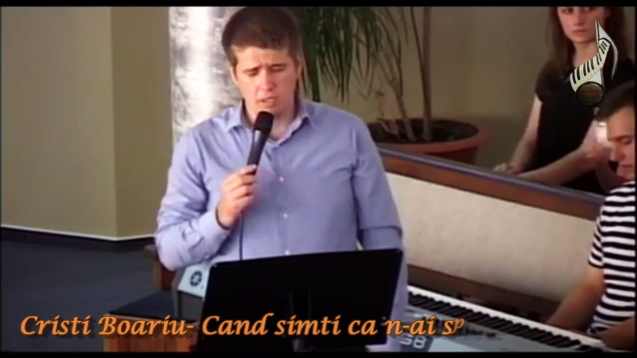 Cristi Boariu - Cand simti ca n-ai speranta.  Cantare
