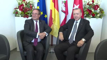 Cumhurbaşkanı Erdoğan Köln'de- Erdoğan, Kuzey-ren Vestfalya Eyaleti Başbakanı Laschet'i Kabul Etti