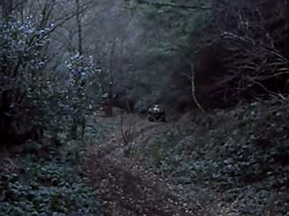 Quad en aveyron dans les palanges ( florian)