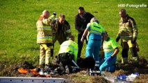 Motorrijder gewond bij eenzijdig ongeval op Zomerdijk