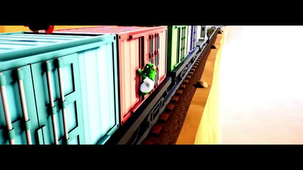 DON'T LET GO OF THE 9,999 MPH TRAIN! (The Pals play Gang Beasts)