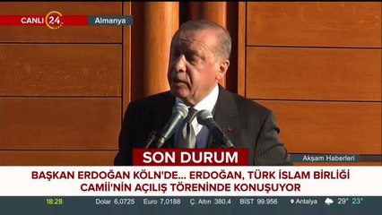 Başkan Erdoğan Almanya'da