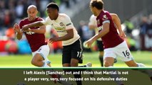 You wanted me to play Martial! - Mourinho explains strange line-up