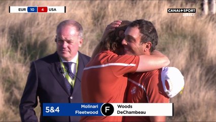 Molinari/Fleetwood battent Woods/DeChambeau