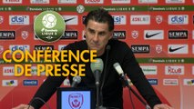 Conférence de presse AS Nancy Lorraine - FC Sochaux-Montbéliard (0-0) : Didier THOLOT (ASNL) - José Manuel AIRA (FCSM) - 2018/2019