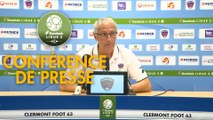 Conférence de presse Clermont Foot - Gazélec FC Ajaccio (1-1) : Pascal GASTIEN (CF63) - Albert CARTIER (GFCA) - 2018/2019