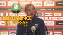 Conférence de presse RC Lens - Paris FC (0-0) : Philippe  MONTANIER (RCL) - Mecha BAZDAREVIC (PFC) - 2018/2019