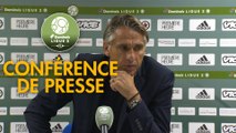 Conférence de presse Red Star  FC - Grenoble Foot 38 (2-3) : Régis BROUARD (RED) - Philippe  HINSCHBERGER (GF38) - 2018/2019