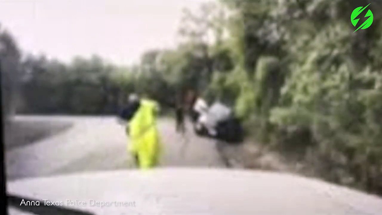 Ils ont échappé au pire dans ce virage... Bon karma