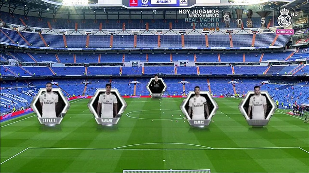 El once de gala para el derbi: Courtois, Carvajal y Nacho, titulares