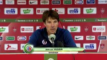 Réaction de Jean-Marc Furlan et Jean-Luc Vasseur après Stade Brestois 29 - Berrichonne de Châteauroux