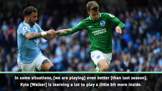 Man City are playing better than last season - Guardiola