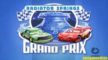 Pocoyo Wins Radiator Springs Grand Prix Vs. Luigi MegaBloks CARS 7796 Swiggle Traks Race T