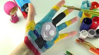 Learn Colors with Body Paint for Kids. Learning colors with body Painting for Children