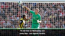 Emery impressed by Leno as Cech goes off injured