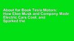 About for Book Tesla Motors: How Elon Musk and Company Made Electric Cars Cool, and Sparked the