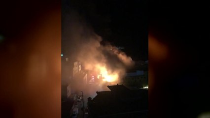 경북 예천 복합상가 큰불...수원 모텔서도 화재 / YTN