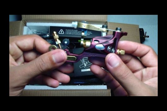 unboxing Dragonhawk Complete Tattoo Kit 2 Pro Machines Rotary Gun