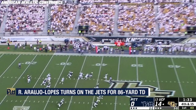 Pitt's Rafael Araujo-Lopes Turns On The Jets For 86-Yard Punt Return TD