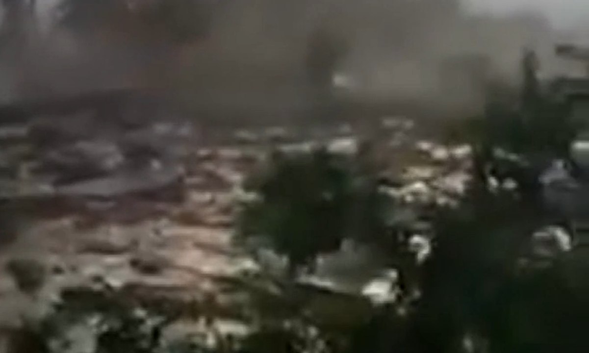 Detik-detik Sebuah Rumah Warga Terseret Tsunami