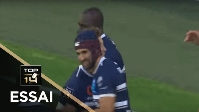 TOP 14 - Essai Romain LONCA (UBB) - Bordeaux-Bègles - La Rochelle - J6 - Saison 2018/2019
