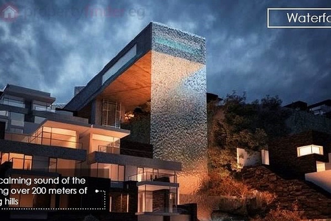 شاليه فاخر باطلاله رائعه على البحر و حمام سباحه خاص في العين هيلز السخنة