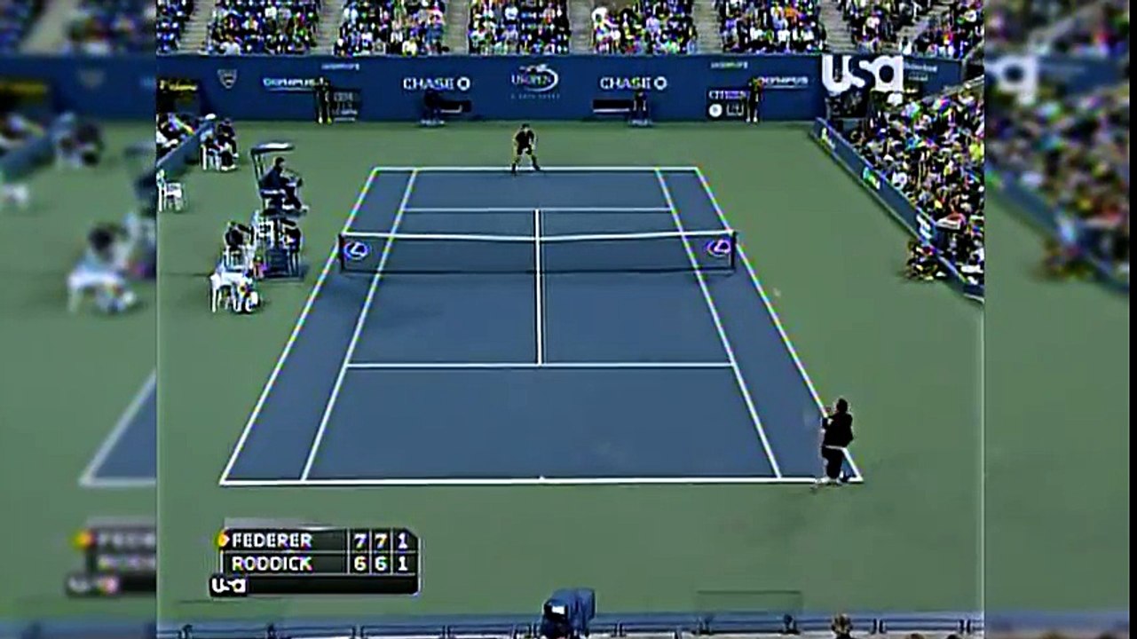Andy Roddick ♦ Top 10 Points Against Federer in Grand Slam (HD)
