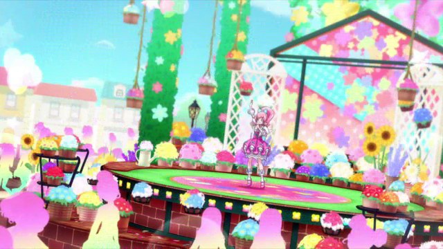 반짝 프리☆채널 26화 삽입곡 원 투 스위츠 (모모야마 미라이) - [한엠]