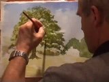 Painting Watercolour Trees - Painting Summer Trees (Part B)