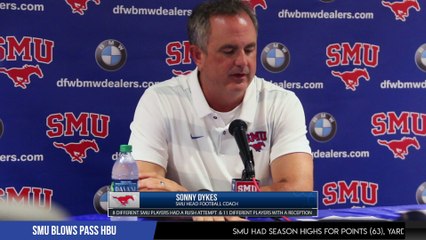 SMU Blows Pass Houston Baptist University