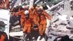 Rescuers Carry Bodies From Collapsed Roa Roa Hotel in City of Palu