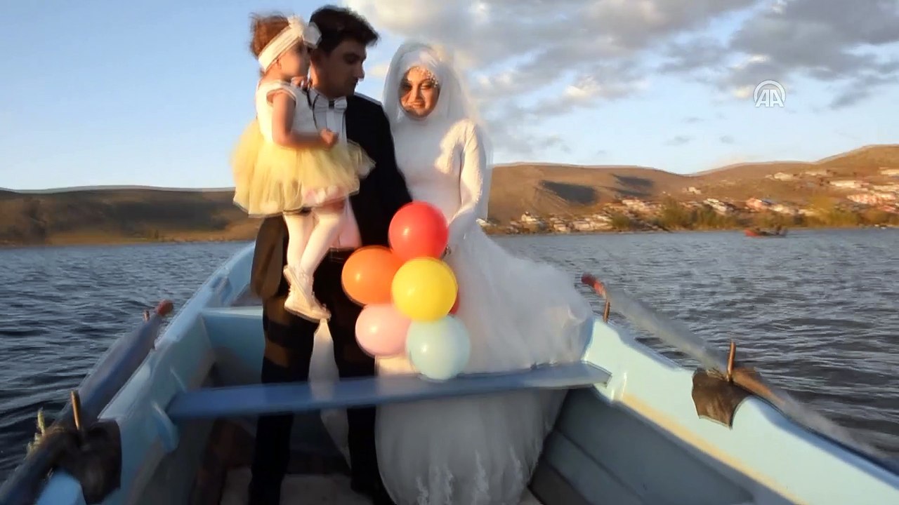 Gelin ve damatların tercihi Çıldır Gölü - ARDAHAN