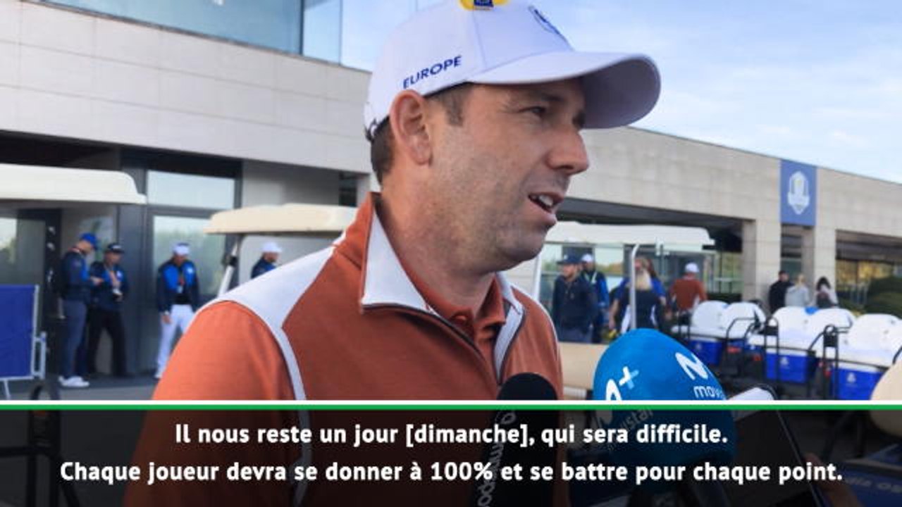 Ryder Cup - Garcia : "Nous sommes capables de gagner"