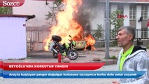 Beyoğlu’nda korkutan yangın