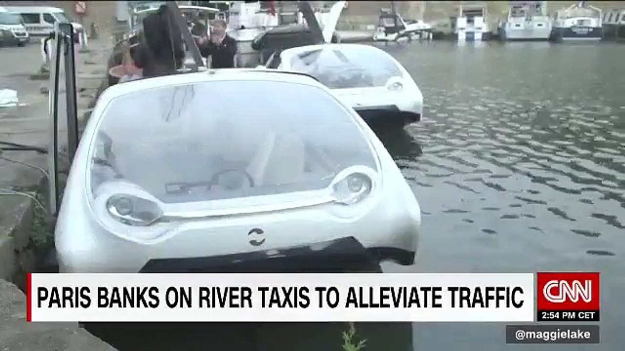Paris banks on river taxis to alleviate traffic  CNN international - MAY 28