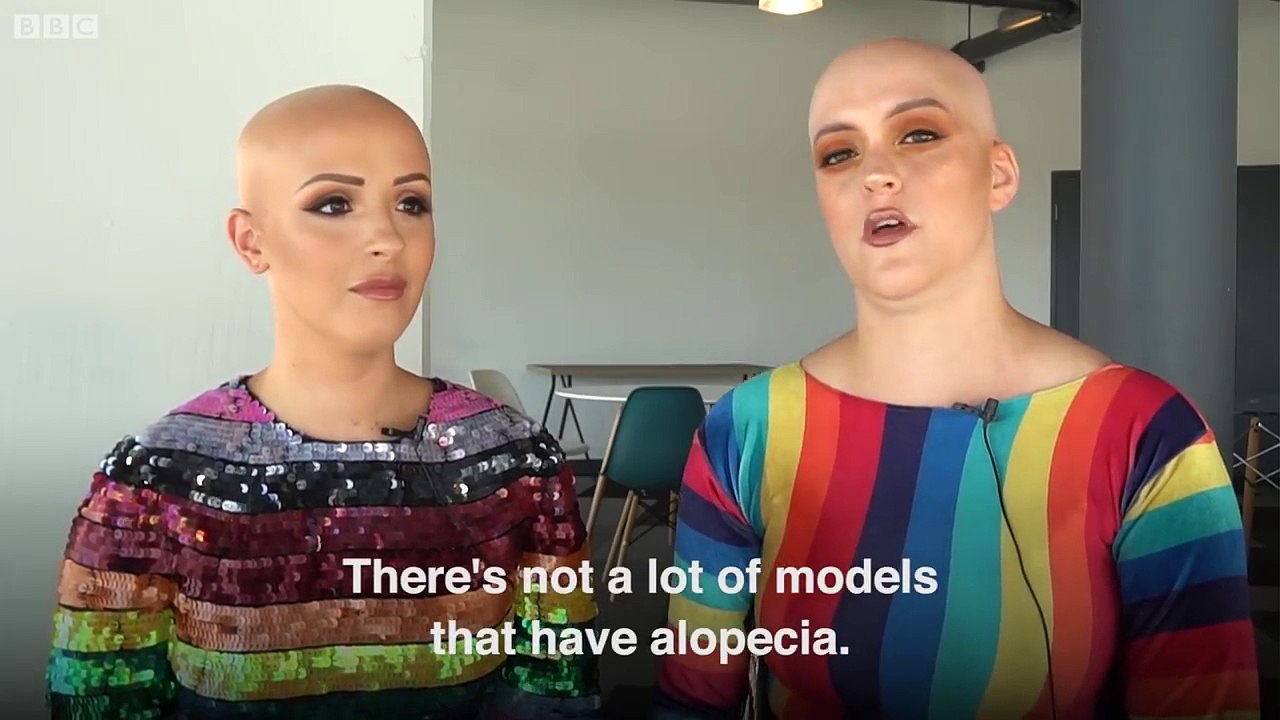 Making hair loss 'fashionable' - BBC News