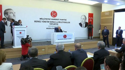 Bahçeli: 'Her soruna şifresiz çözüm yolu oluşturuyoruz' - ANKARA