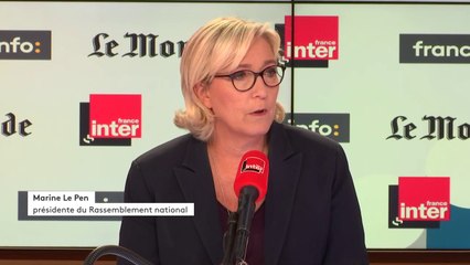 Marine Le Pen sur les dotations publiques de son parti : "Ma volonté est d'inscrire un pourvoi en cassation"