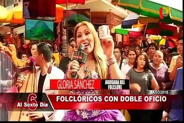 Los folclóricos con doble oficio