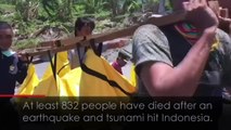 Drone footage reveals devastation of Indonesia earthquake