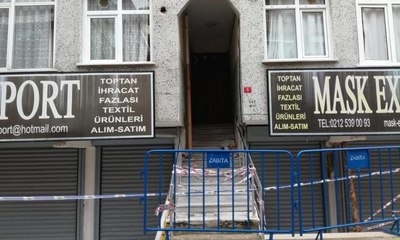 7 katlı bina çökme riskine karşı boşaltıldı