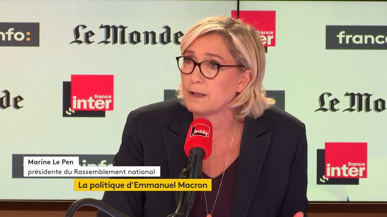 Marine Le Pen : "C'est un peu 'mort aux pauvres', le gouvernement d'Emmanuel Macron"