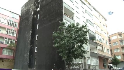 Güngören'de Bir Bina Yıkılma Riskine Karşı Boşaltıldı